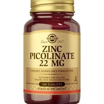 Solgar Terveysravinteet Ja -valmisteet^Sinkkipikolinaatti 100 Kpl 22 Mg