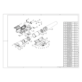 Raivaussahat Ja Tarvikkeet-Sisääntuloputken Tiiviste Brücke BCI52UF Raivaussahaan