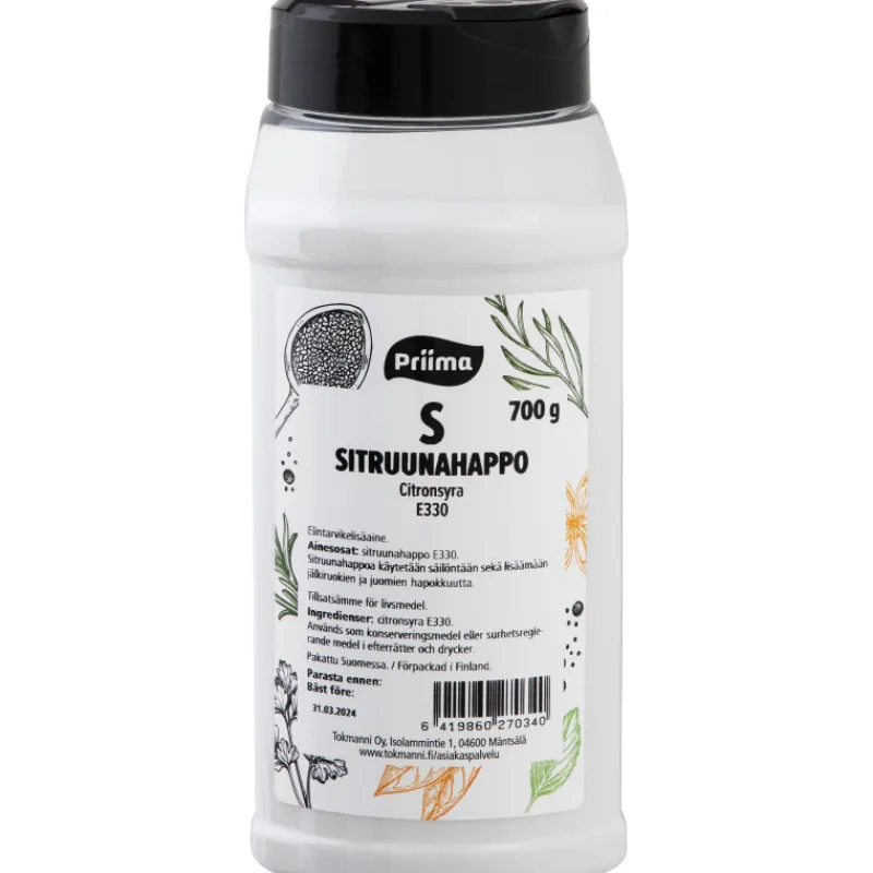 sitruunahappo-700-g-KTBBNtgM-0.webp Priima Mausteet Ja Liemivalmisteet^Sitruunahappo 700 G