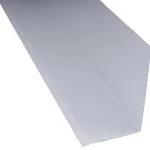 Keraplast Pihan Rakennusmateriaalit-Sivuliitäntäpelti , 75+115 Mm, 90u00b0 Vaaleanharmaa, 1,25 M + Täytepala