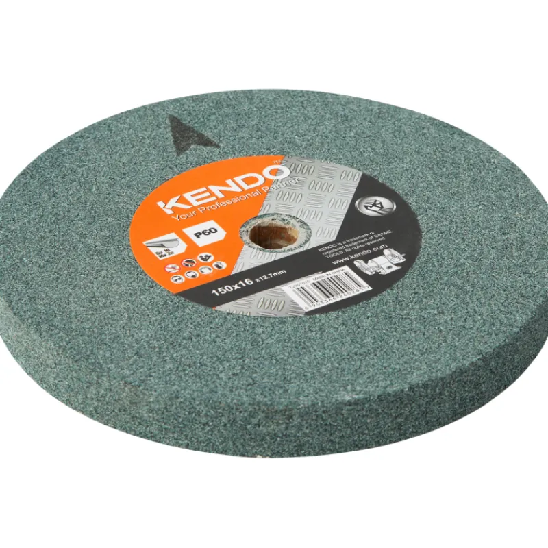 smirkelinkivi-kendo-u00d8150xu-OpLjxPXW-0.webp Kendo Sähkötyökalujen Tarvikkeet-Smirkelinkivi u00d8150xu00d816x12,7mm Karkea