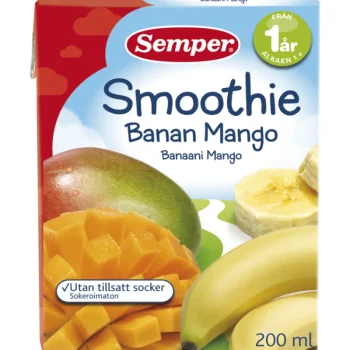 Semper Lastenruoka-ateriat Ja Välipalat^Smoothie 200 Ml Banaani-mango 12 Kk