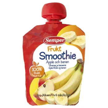 Semper Lastenruoka-ateriat Ja Välipalat^Smoothie 90 G Frukt 6 Kk