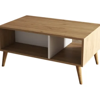 Chic Home Pienkalusteet-Sohvapöytä 90 X 42 X 54 Cm Edvin Ruskea/valkoinen