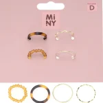 Miny Korut Ja Kellot^Sormus 4 Kpl