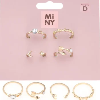 Miny Korut Ja Kellot^Sormus 4 Kpl