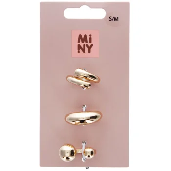 Miny Korut Ja Kellot^Sormussetti 3 Kpl Kulta