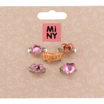 Miny Korut Ja Kellot^Sormussetti 5 Kpl