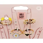 Miny Korut Ja Kellot^Sormussetti Kukka/Sydän 4 Osaa