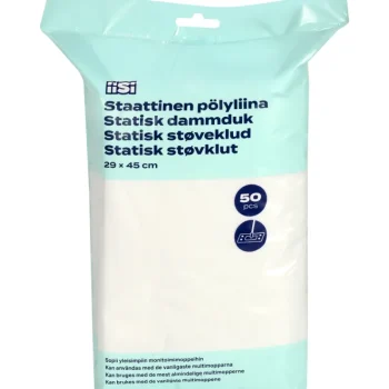 Iisi Siivousvälineet^Staattinen Pölyliina 29 X 45 Cm 50 Kpl / Pkt