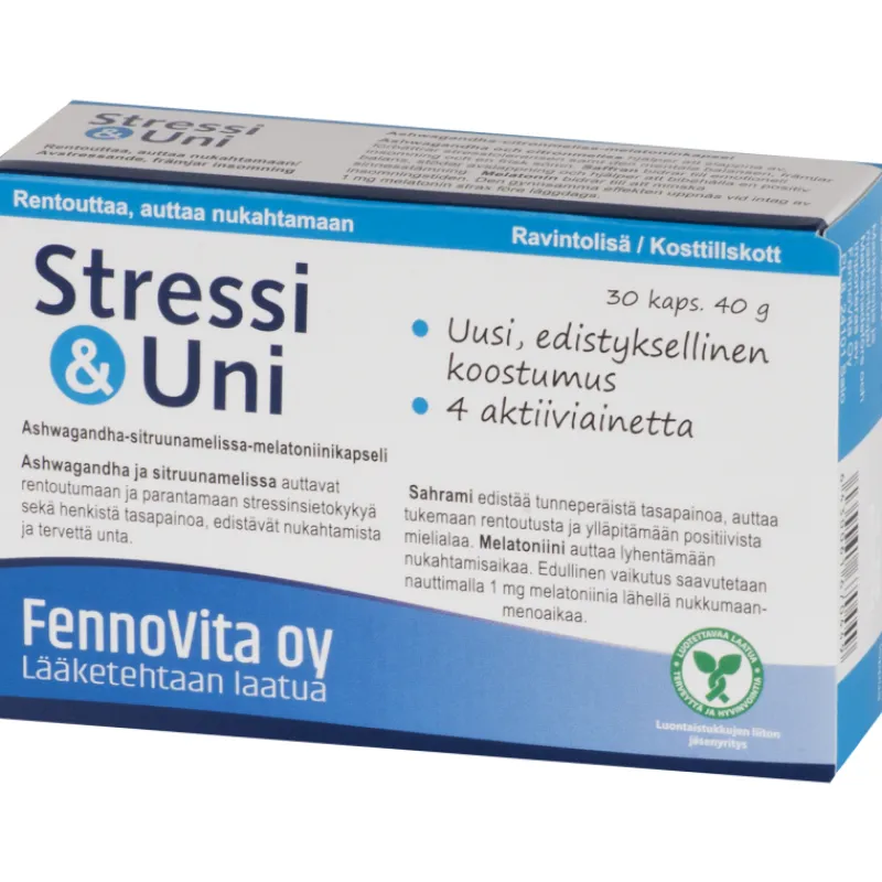 stressi-uni-fennovita-30-kpl-kzqfkiIm-0.webp Fennovita Terveysravinteet Ja -valmisteet^Stressi & Uni 30 Kpl