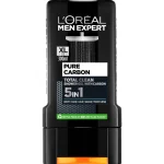 Loreal Men Miesten Ihonhoito Ja Puhdistus^Suihkugeeli 300 Ml Pure Carbon 5in1