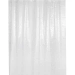 Kotikulta Kylpyhuone- Ja Saunatekstiilit-Suihkuverho 180 X 200 Cm Hopea Pantteri