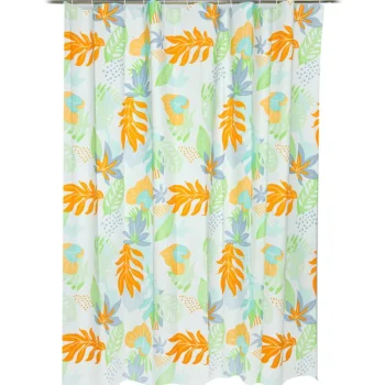 Kotikulta Kylpyhuone- Ja Saunatekstiilit-Suihkuverho 180 X 200 Cm Ruska