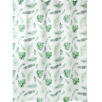 Kotikulta Kylpyhuone- Ja Saunatekstiilit-Suihkuverho 180 X 200 Cm Vehreys