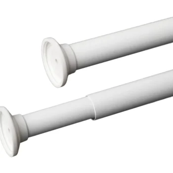 Kotikulta Verhot Ja Verhotarvikkeet-Suihkuverhotanko 75-125 Cm Valkoinen