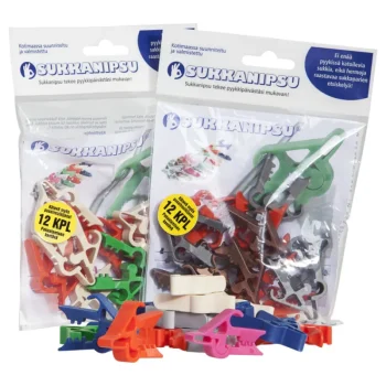 Vaatehuolto Ja -säilytys^Sukkanipsu 12 Kpl Lajitelma