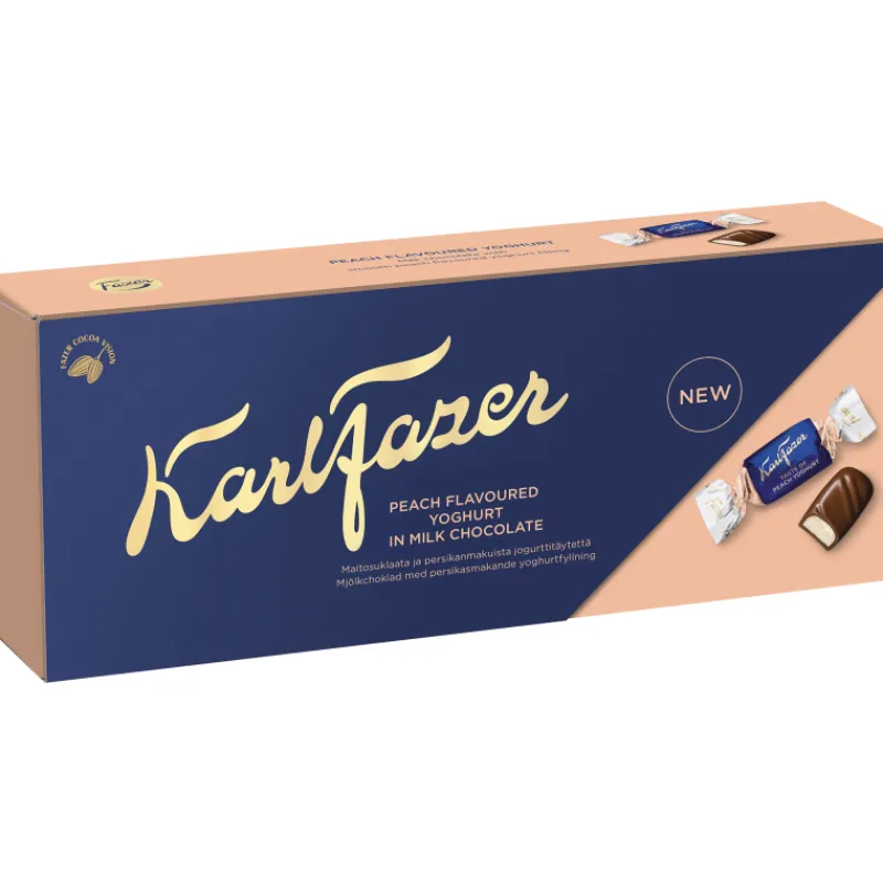 suklaakonvehti-karl-fazer-250-IgqyouQg-0.webp Karl Fazer Pääsiäismakeiset^Suklaakonvehti 250 G Persikkajogurtti