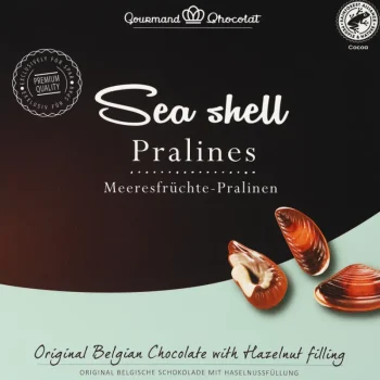 Spar Suklaat^Suklaakonvehti 250 G Sea Shell Hasselpähkinä