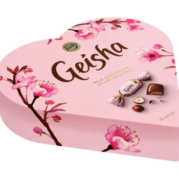 Fazer Ystävänpäivämakeiset-Suklaasydänrasia 190 G Geisha