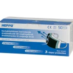 Heppo Hyvinvointi- Ja Terveydenhoitotarvikkeet^Suu-nenäsuoja 50 Kpl Musta