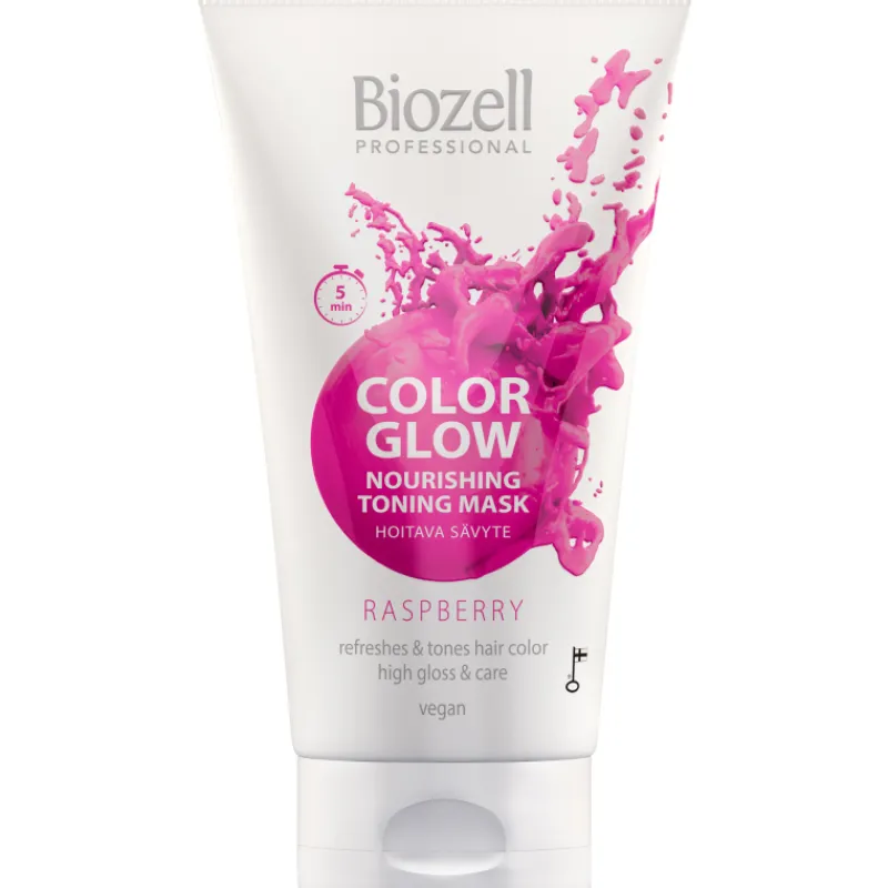 svytenaamio-biozell-color-glow-VkaTXQhk-0.webp Biozell Hiusvärit^Sävytenaamio Color Glow Raspberry 150ml