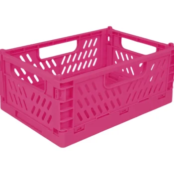 Miny Sisustuskorit-Taitettava Kori L Fuksia