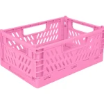 Miny Sisustuskorit-Taitettava Kori L Pinkki