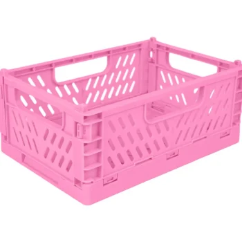 Miny Sisustuskorit-Taitettava Kori S Pinkki