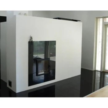 Pisla Kiuas- Ja Takkatarvikkeet-Takkaluukku HTT301, 410 X 410 Mm, Satiinimusta