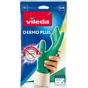 Vileda Siivousvälineet^Talouskäsine Dermo Plus L