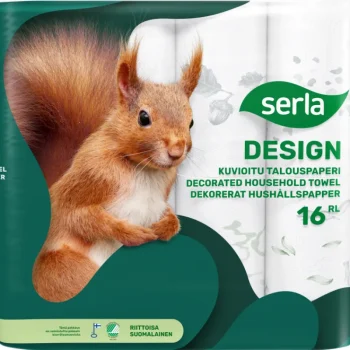 Serla Talouspaperit^Talouspaperi 16 Rl Design Kuvioitu