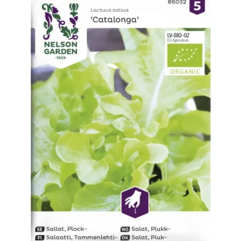 Nelson Garden Basic Kasvien Ja Nurmikonsiemenet-Tammenlehtisalaatti Siemen Catalon Organic