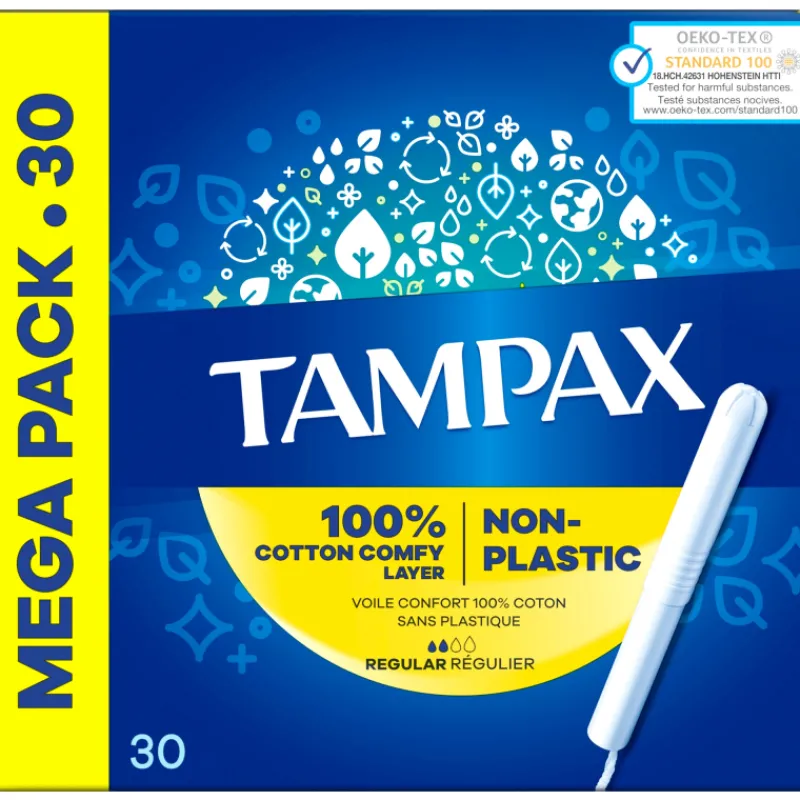 tamponi-tampax-30-kpl-regular-QOcQiGno-0.webp Tampax Intiimihygieniasuojat^Tamponi 30 Kpl Regular Säästöpakkaus
