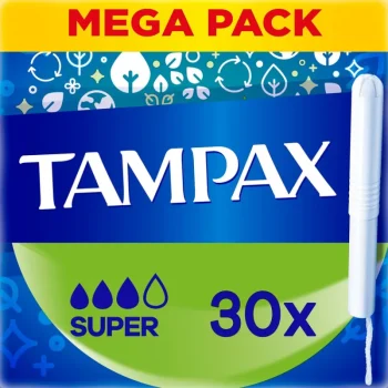 Tampax Intiimihygieniasuojat^Tamponi 30 Kpl Super Säästöpakkaus