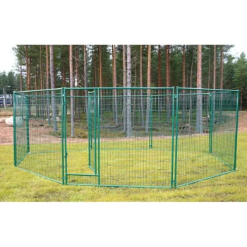 Jämpti Koiratarvikkeet^Tarhapaketti Pro MEDI Maalattu 1+7 Musta