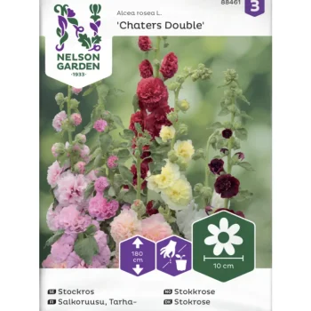 Nelson Garden Basic Kasvien Ja Nurmikonsiemenet-Tarhasalkoruusu Siemen Charter's Double