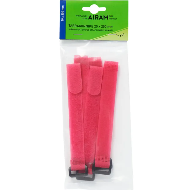 tarrakiinnike-20200mm-5kplpuss-oOmocaDI-0.webp Airam Kaapelit-Tarrakiinnike 20*200mm 5kpl/pussi Pinkki