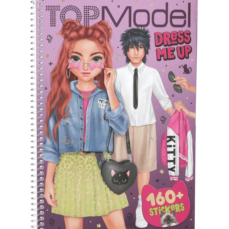 tarrakirja-topmodel-dress-me-u-MmzllJWW-0.webp Topmodel Lasten Kirjat^Tarrakirja Dress Me Up Rebel Kitty Iso