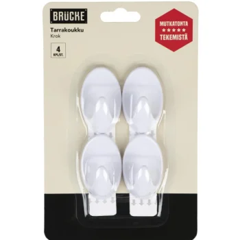 Brücke Ripustus-Tarrakoukku M, 4 Kpl, Muovia