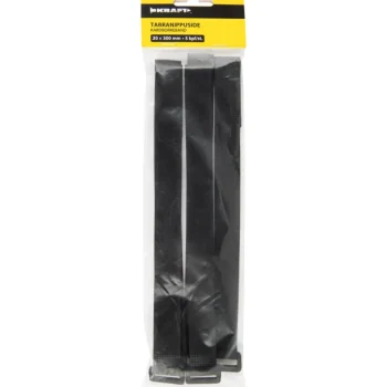 Kraft Kaapelit-Tarranippuside 20 X 300 Mm, 5 Kpl, Musta