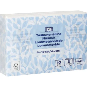 Iisi Nenäliinat^Taskunenäliina 6 X 10 Kpl
