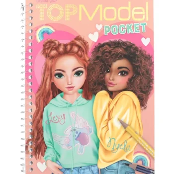 Topmodel Lasten Kirjat^Taskuvärityskirja Nyela & Lexy