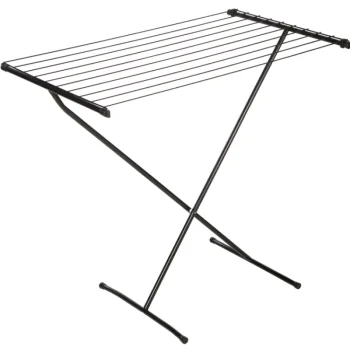 Sini Vaatehuolto Ja -säilytys^Ted Kuivausteline Musta