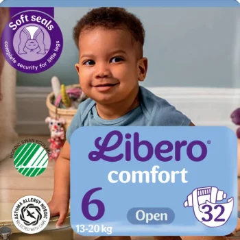 Libero Vaipat Ja Puhdistuspyyhkeet^Teippivaippa 32 Kpl Comfort 6, 13-20 Kg