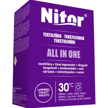 Nitor Pyykinkäsittelyaineet^Tekstiiliväri All-in-One 230 G Violetti