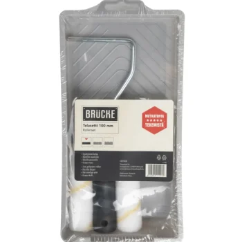Brücke Maalaustarvikkeet-Telasetti 100mm 2 Polyesteritelaa