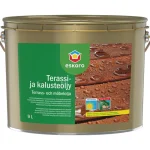 Eskaro Maalit-Terassi- Ja Kalusteöljy 9 L Musta