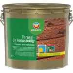 Eskaro Maalit-Terassi- Ja Kalusteöljy 2,7 L Tummanruskea