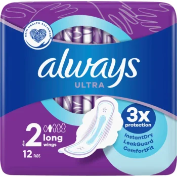 Always Intiimihygieniasuojat^Terveysside 12 Kpl Ultra Long Plus
